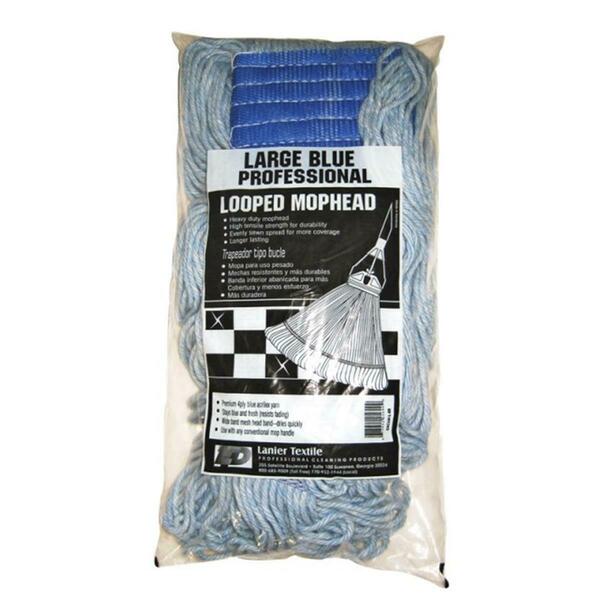 Lanier Looped Mop Head Blue, 6Pk 1024710